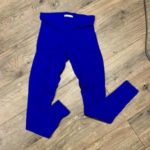 Royal blue forever 21 leggings small